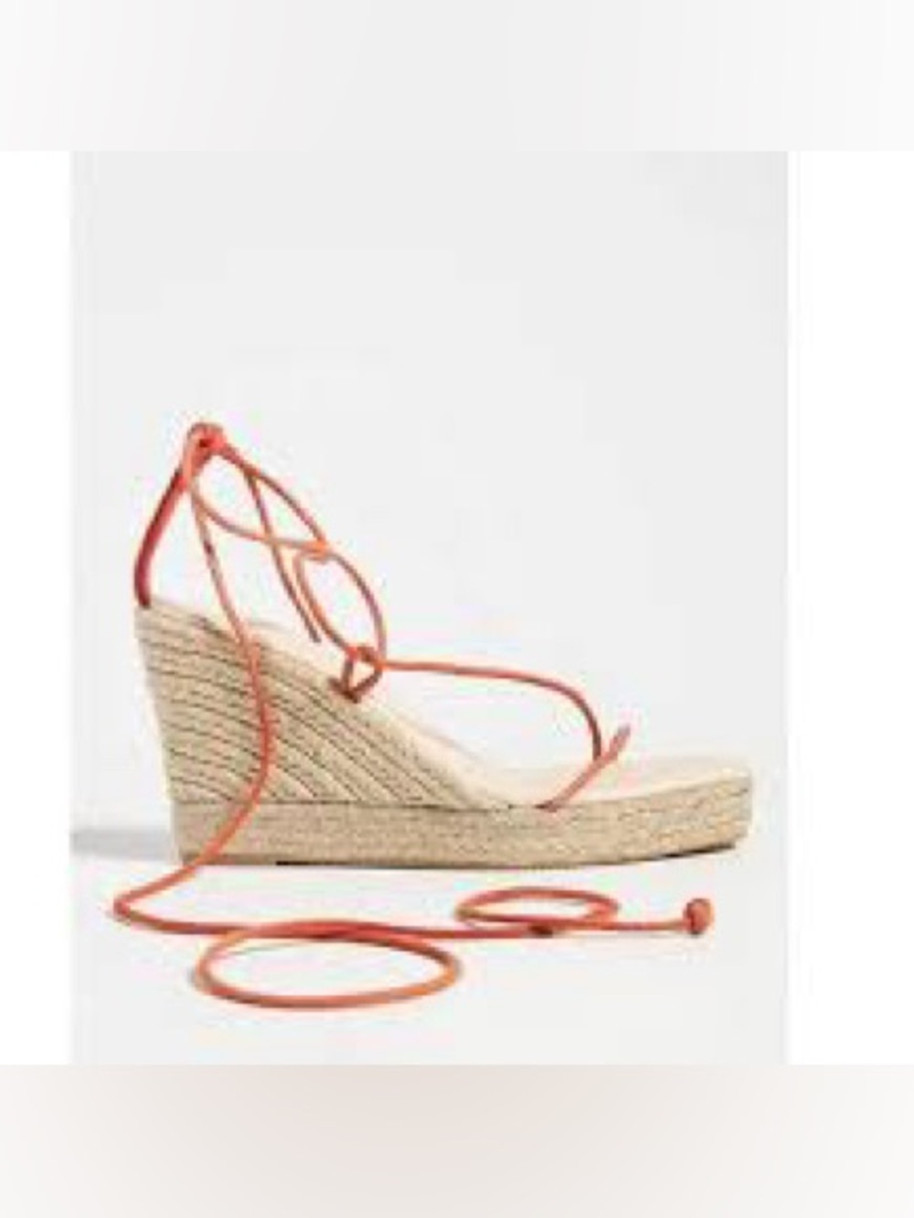 Jeffrey Campbell CORAL Women's Ankle Tie Espadrille Wedge Size: 8.5
